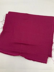100% Irish Linen craft sample Magenta Pink Purple 150cm x 20cm approx MN - Picture 1 of 4