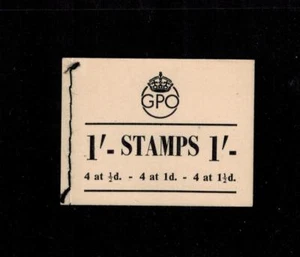 BD8 1951 GEORGE VI 1/- STITCHED BOOKLET CAT£ 25,00 - Bild 1 von 1