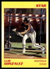 1989 Star Luis Gonzalez Osceola Astros #15