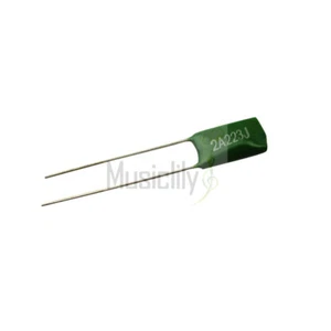 Condensadores de película de poliéster verde Musiclily 10 piezas 2A223J DC100V 22nF 0,022uF 5 % - Imagen 1 de 2