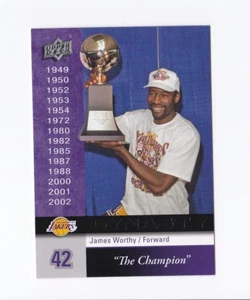 2008-09 Upper Deck Lakers Dynasty #LAL12 James Worthy Los Angeles Lakers - Imagen 1 de 2