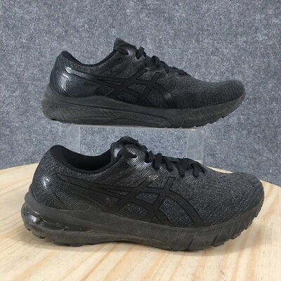Asics Zapatos Mujer 9 Ancho GT-2000 10 Tenis para Correr Negros Con Cordones Bajos 1012B044 Foto 1 de 4