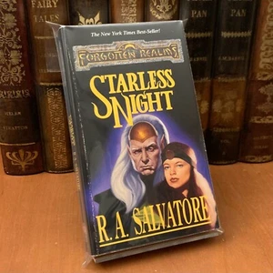 Starless Night, Legend of Drizzt, Legacy of the Drow 2, D&D - FREE SHIP at $50 - Foto 1 di 6