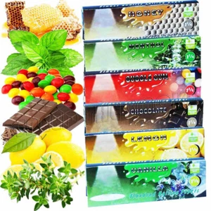 6 paquetes de papel de liar para cigarrillos con sabor variado NUEVO - Imagen 1 de 5