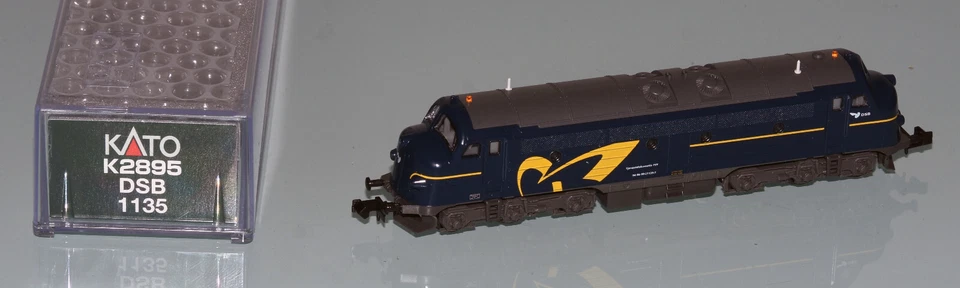 N Kato K2895 Diesellok NOHAB DSB Gods MY 1135 blau Epoche V-VI, OVP - Bild 1 von 1