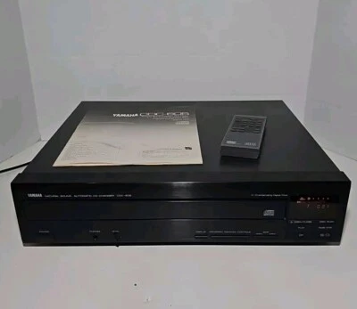 Yamaha CDC-605 Natural Sound Automatic CD Changer 5 Disc Carousel Remote *PARTS* - Image 1 of 4