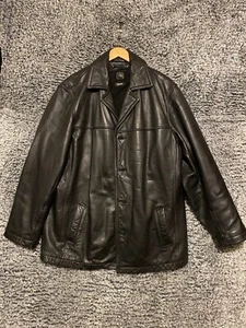 Chaqueta Abrigo WILSONS LW Thinsulate Aislada 2 Capas Cuero Pesado Cremallera Completa Grande - Imagen 1 de 12