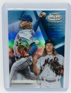 2018 Topps Gold Label #62 Noah Syndergaard Class 1 Blue /150 NY Mets
