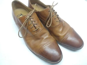 Cole Haan Grand OS Mens Shoes Size 11.5 M Cap Toe scroll Tan Brown Dress Oxford - Picture 1 of 12
