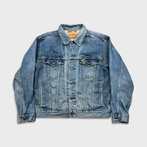 Chaqueta de mezclilla Levi's Strauss Signature para hombre azul medio lavado claro desteñido camionero - Imagen 1 de 9