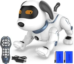 Control remoto robot juguete perro acrobacias programables para niñas niños cantar baile caminar - Imagen 1 de 6