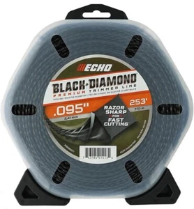 Echo Black Diamond 330095071 .095" x 253' 4-Cornered Spiral Pattern Trimmer Line - Picture 1 of 2