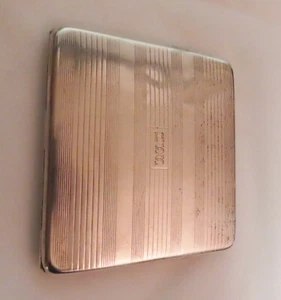   STERLING SILVER CIGARETTE CASE 125 gr. - Picture 1 of 9