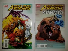 Tails Of The Pet Avengers #1 & The Dogs of Summer Lockjaw (Marvel)