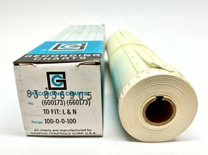 Graphic Controls 600173 Chart Paper 100-0-0-100 Range - Picture 1 of 2