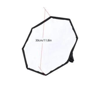 30cm Portable Universal Flash Flashlight Softbox Diffuser for External Speedlite - Picture 1 of 1