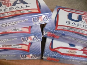 2010 Topps USA Team 5 box HOBBY LOT - 7 autographs/3 memorabilia per box - Picture 1 of 4
