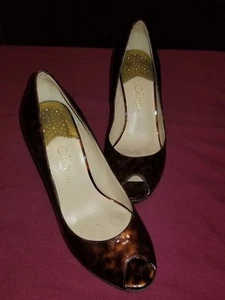 Cole Haan Damen-Pumps Animal-Print Lackleder Peeptoe - Bild 1 von 6