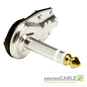HICON 6,3mm Klinkenstecker Pancake superflach 90° gewinkelt stereo | HI-J63SA05 - Bild 1 von 4
