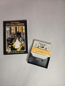 It’s Halloween Vintage Book By Jack Prelutsky With Cassette Tape Scholastic  - Picture 1 of 16