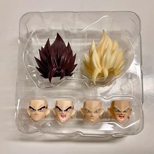 SH Figuarts Dragon Ball Z TK Custom 10 Super Saiyan & Base Vegito HeadSculpt - Picture 1 of 7