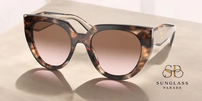 Gafas de sol para mujer PRADA PR 14WS 01R0A6 caramelo tortuga en polvo marrón grado 52 mm Foto 1 de 2