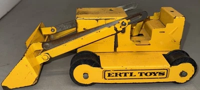 Vtg ERTL Toys Structo Construction Hi-Lift Bulldozer Toy Pressed Steel - Image 1 of 4