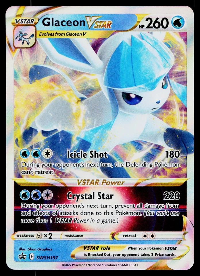 Glaceon VSTAR SWSH197 SWSH: Sword & Shield Promo Cards Promo - Image 1 of 2