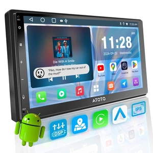 ATOTO 7 Pollici AI Android Autoradio 2Din con Android Auto CarPlay Bluetooth DSP - Foto 1 di 14