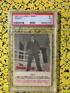1964 addams family psa 3 #1 Gomez hard 1st in set - Picture 1 of 2