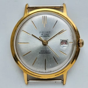 Sowjetische Poljot Automatikuhr DE LUXE 29 Jewels UdSSR Vintage Herrenuhr - Bild 1 von 8