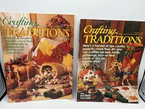 Crafting Traditions Craft Magazine Sept/Oct 1995 & 1997 Christmas Thanksgiving - Picture 1 of 19