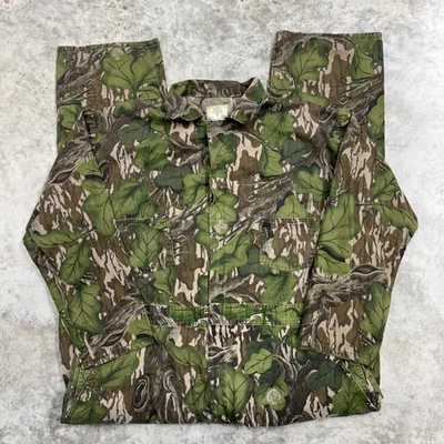 Vintage Mossy Oak Coveralls Mens 2XL Full Foliage camouflage camo hunting USA - Image 1 of 4