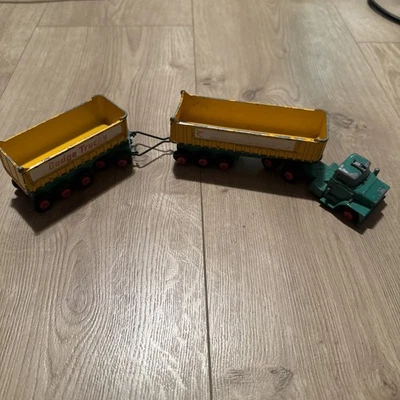 1966 Vintage Lesney Matchbox King Size K16 Dodge Trucks Trailer Fruehauf Tipper - Image 1 of 4