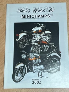 MINICHAMPS Katalog 2002 Edition 3 Ungelesen, Ungestempelt, Neuwertig 23 Seiten ! - Picture 1 of 4