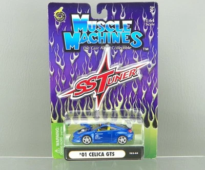 Muscle Machines 2002 SS T02-44 Diecast 1/64 Azul Toyota '01 Celica GTS Nuevo Foto 1 de 4
