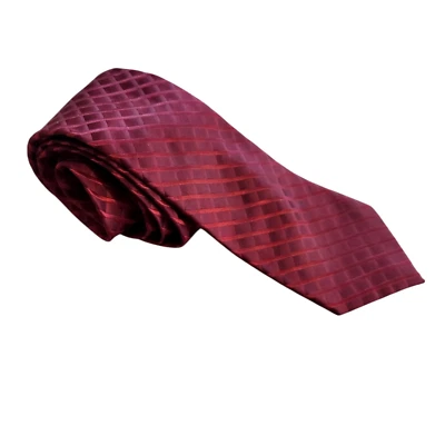 Corbata Kenneth Cole Reaction para hombre 100 % seda roja Foto 1 de 2