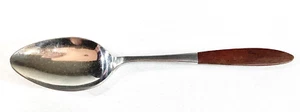 EPIC ETERNA CANOE MUFFIN Vegetable Serving Spoon 8.5” Forged Stainless Japan MCM - Picture 1 of 4