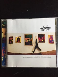 Wonderstuff IF THE BEATLES READ HUNTER: SINGLES Used 18 Track Greatest Hits Cd - Imagen 1 de 4