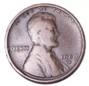 1909 S Lincoln Wheat Copper Cent 1C - VF - SUP 136 - Picture 1 of 3