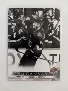 Shayne Gostisbehere 2022-23 Upper Deck Series 1 UD Canvas Black #C4 - Picture 1 of 2