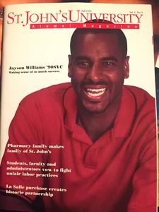 Jason Williams New Jersey Nets St. John's Magazine otoño 1999 antes del asesinato - Imagen 1 de 2