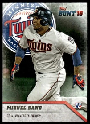 2016 Topps Bunt Miguel Sano Rookie Minnesota Twins #96 R43 - Image 1 of 2
