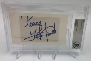 HARRY BELAFONTE AUTO Signed BECKETT Authentic Index Card JSA w COA - Picture 1 of 8
