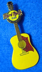 SAN FRANCISCO *LENNY KRAVITZ* GIBSON WALL MEMORABILIA GUITAR Hard Rock Cafe PIN - Picture 1 of 1