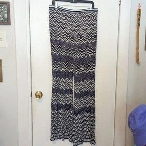 NEU Calypso St Barth Caritaya Hose Zickzackmuster blau Sommer Größe L - Bild 1 von 6