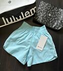 Lululemon TRACK THAT HIGH-RISE SHORT 5” Lined - Icing Blue - 2 - NWT!