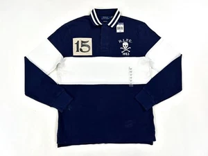 *MINOR DEFECT* Polo Ralph Lauren Custom Slim Fit Polo Shirt - Navy/Wht - Size: M - Picture 1 of 3