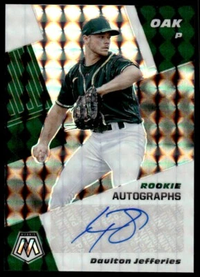 2021 Panini Mosaic Rookie Autographs Choice Fusion Daulton Jefferies Auto - Image 1 of 2