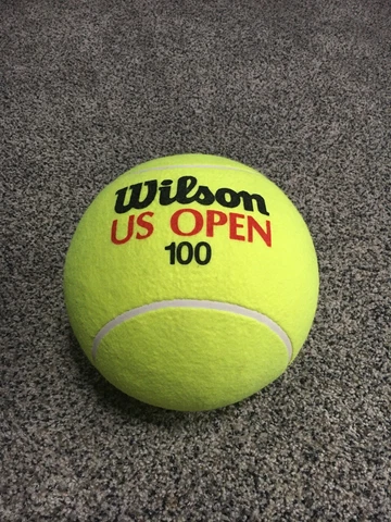 US Open Giant Tennis Ball Wilson Yellow Cover